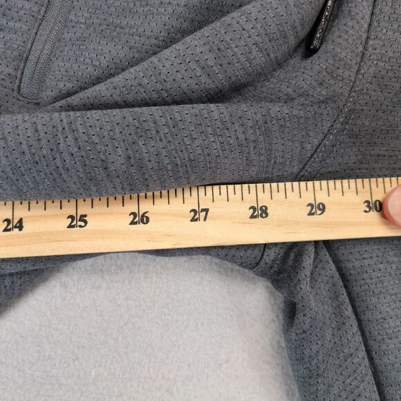 Quiksilver Gray Fleece Lined Sweatpants Men's S Elastic Waist Zip Pockets Jogger - Picture 7 of 10